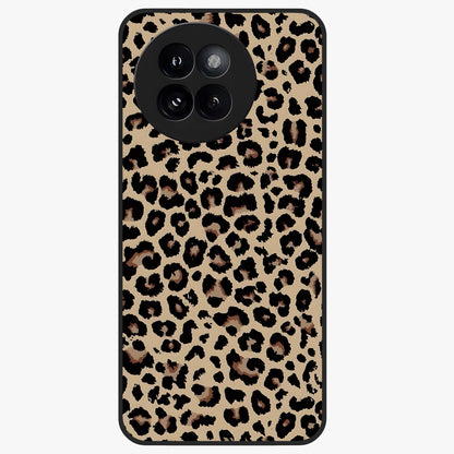 Savage Chic Pattern Glass Case showing flat back view with stylish patterned artwork and glossy glass finish.
