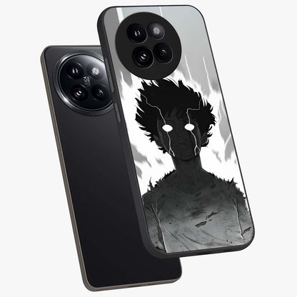Awakened Inner Rage Glass Case displayed in angled mockup highlighting powerful graphic design and bold artistic theme.