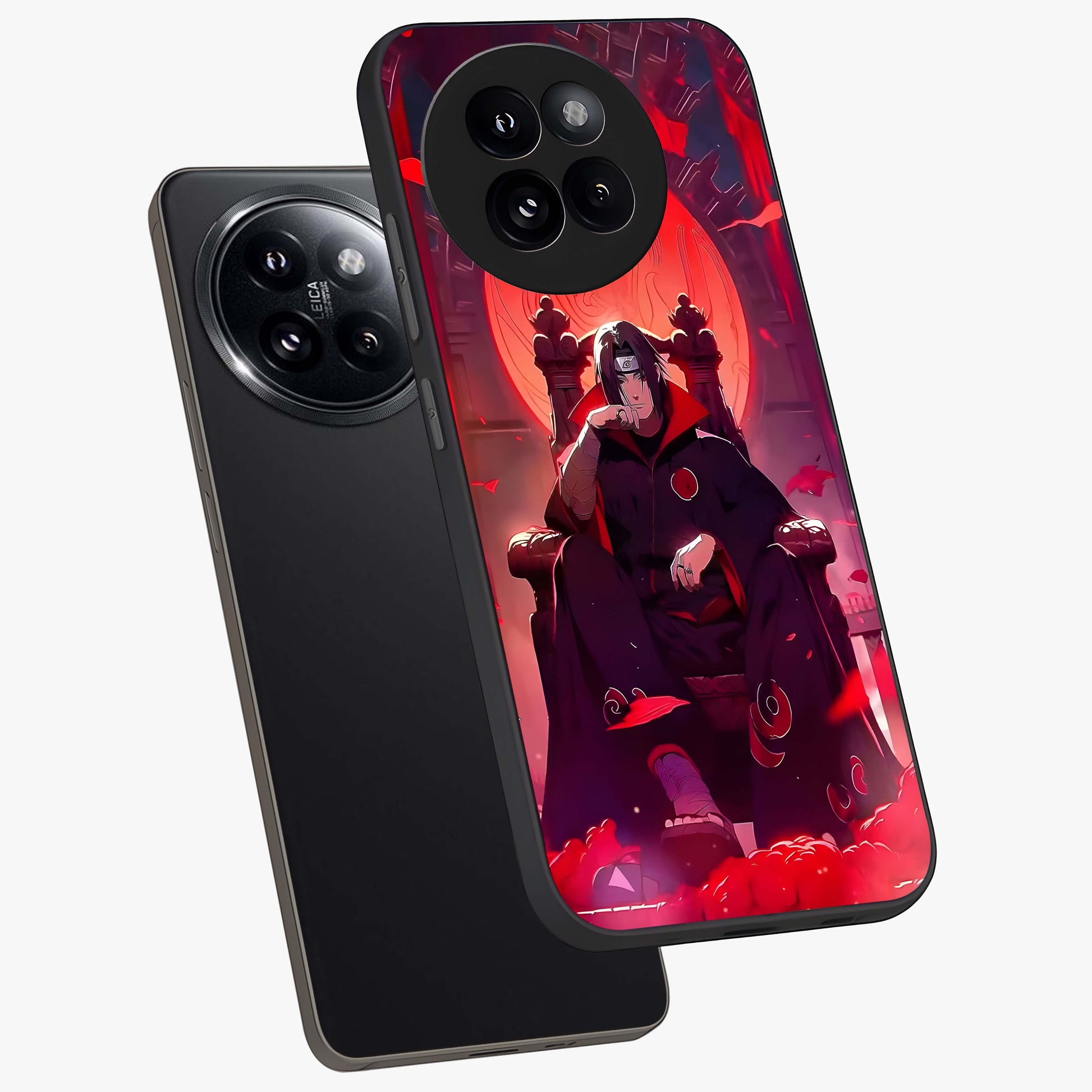 Blood Moon Sovereign Glass Case displayed in angled mockup highlighting dark celestial moon design and dramatic theme.
