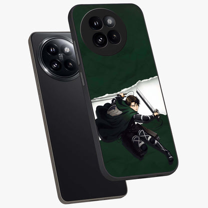 Emerald War Vanguard Glass Case displayed in angled mockup highlighting intense battle inspired design with emerald tone aesthetic.