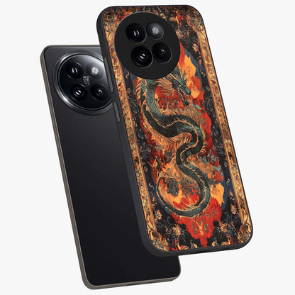 Inferno Dragon Soul Glass Case displayed in angled mockup highlighting powerful dragon illustration with inferno aesthetic.