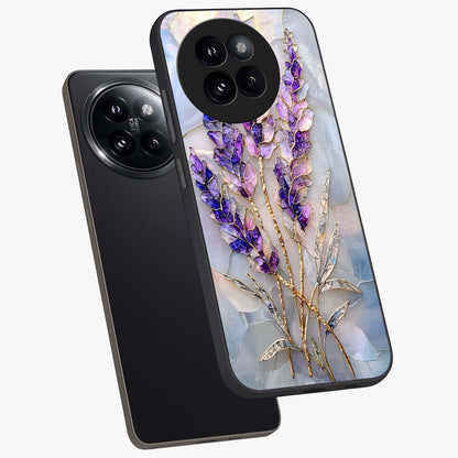 Lavender Dream Glow Glass Case displayed in angled mockup highlighting dreamy purple glow design with soft artistic style.