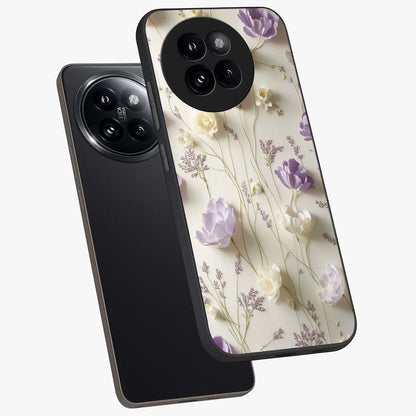 Lilac Breeze Harmony Glass Case displayed in angled mockup highlighting calm lilac breeze design with soothing aesthetic style.