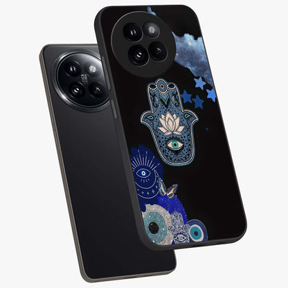 Mystic Hand Aura Glass Case displayed in angled mockup highlighting magical aura design with spiritual aesthetic style.