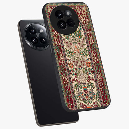 Persian Inspired Glass Case displayed in angled mockup highlighting intricate traditional design with elegant cultural aesthetic.