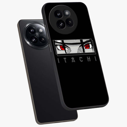 Scarlet Gaze Dominance Glass Case displayed in angled mockup highlighting intense visual design with bold scarlet aesthetic.