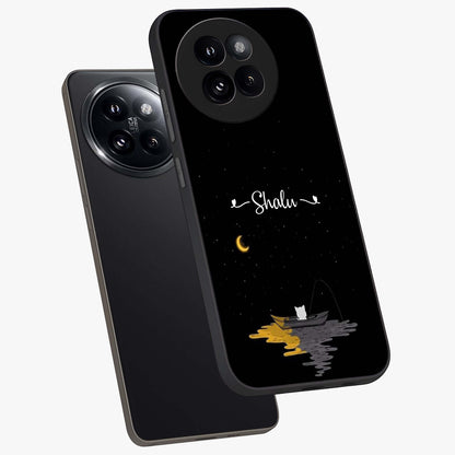 Silent Night Row Glass Case displayed in angled mockup highlighting peaceful evening design with dreamy night aesthetic.