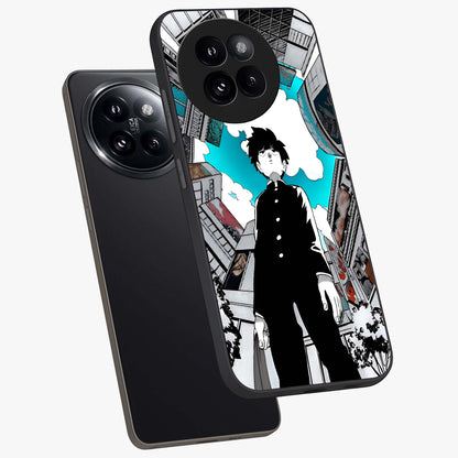 Silent Psychic Awakening Glass Case displayed in angled mockup highlighting spiritual awakening design with cosmic aesthetic.
