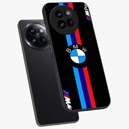 Turbo BMW Beast Glass Case displayed in angled mockup highlighting sleek racing car design with bold automotive aesthetic.