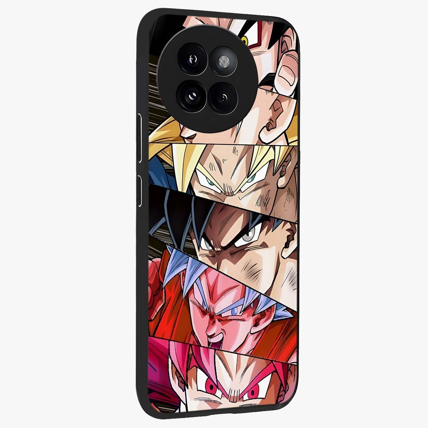 Anime Character Glass Case upright view showcasing expressive anime artwork with bold graphic style.