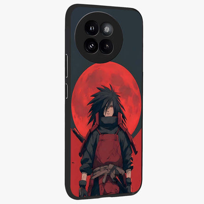 Crimson Moon Warlord Glass Case upright view showcasing powerful warlord artwork with dark celestial theme.