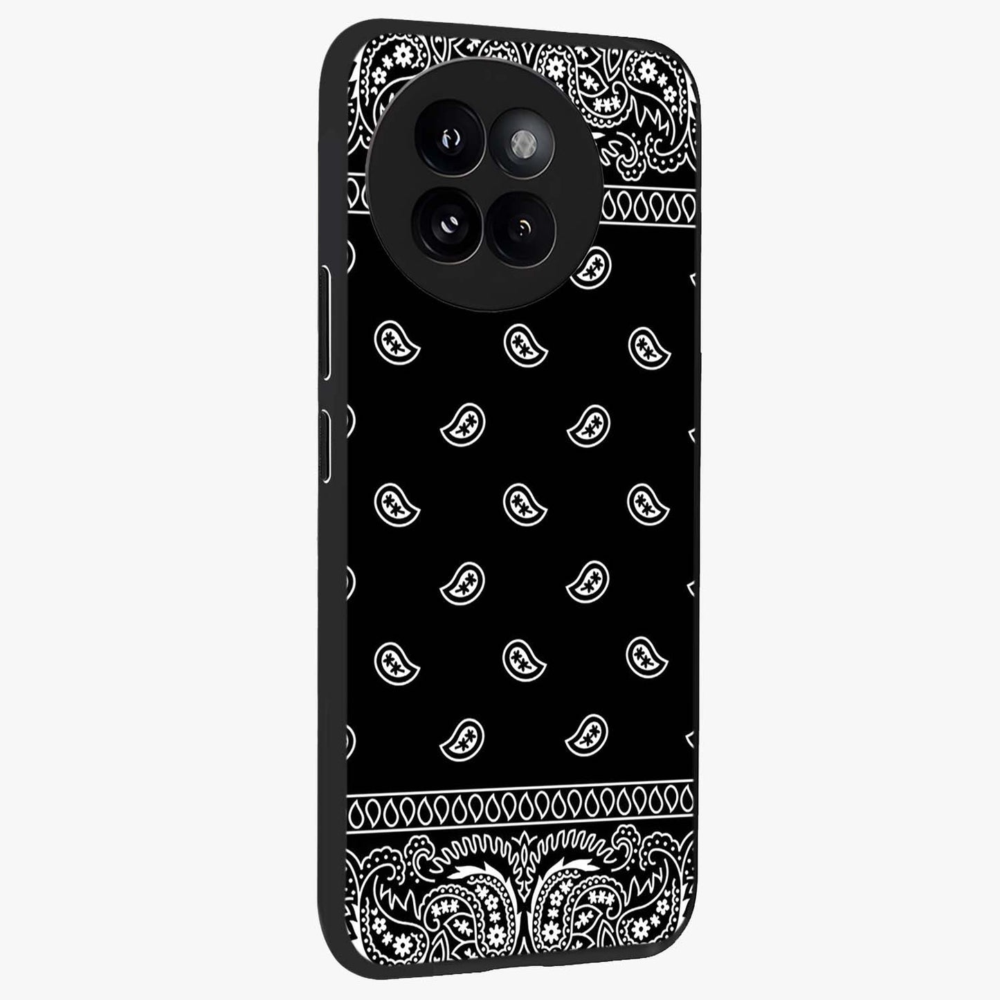 Retro Rebel Threads Glass Case upright view showcasing stylish vintage artwork with bold retro theme.