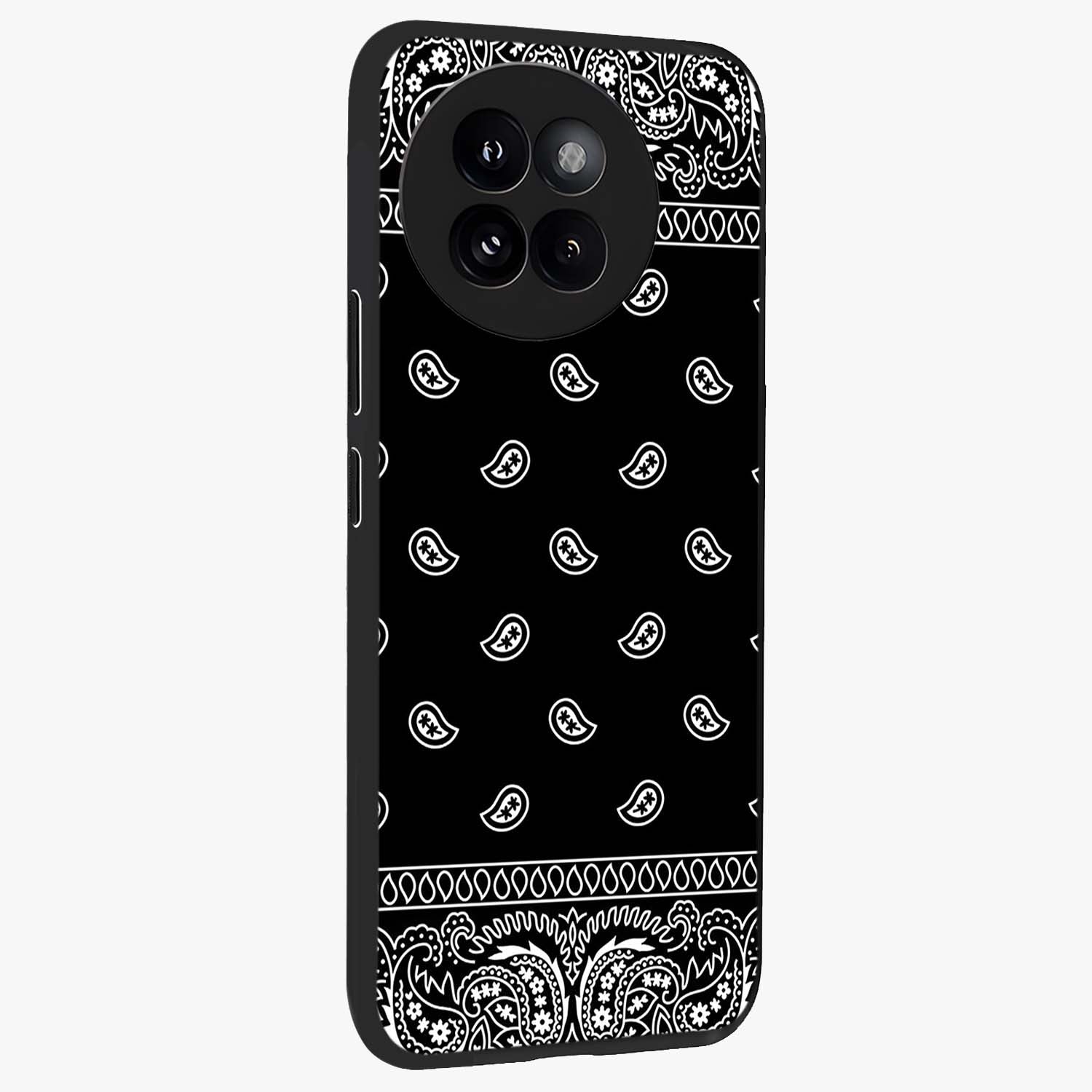 Retro Rebel Threads Glass Case upright view showcasing stylish vintage artwork with bold retro theme.