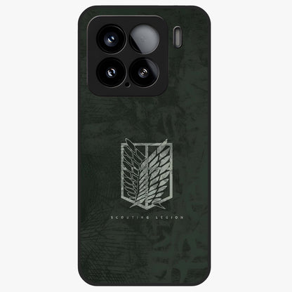 Wings Of Freedom Glass Case showing flat back view with symbolic wings artwork and glossy glass finish.
