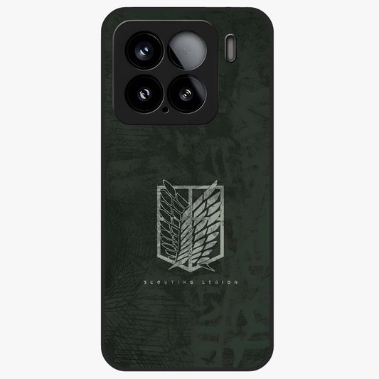 Wings Of Freedom Glass Case showing flat back view with symbolic wings artwork and glossy glass finish.