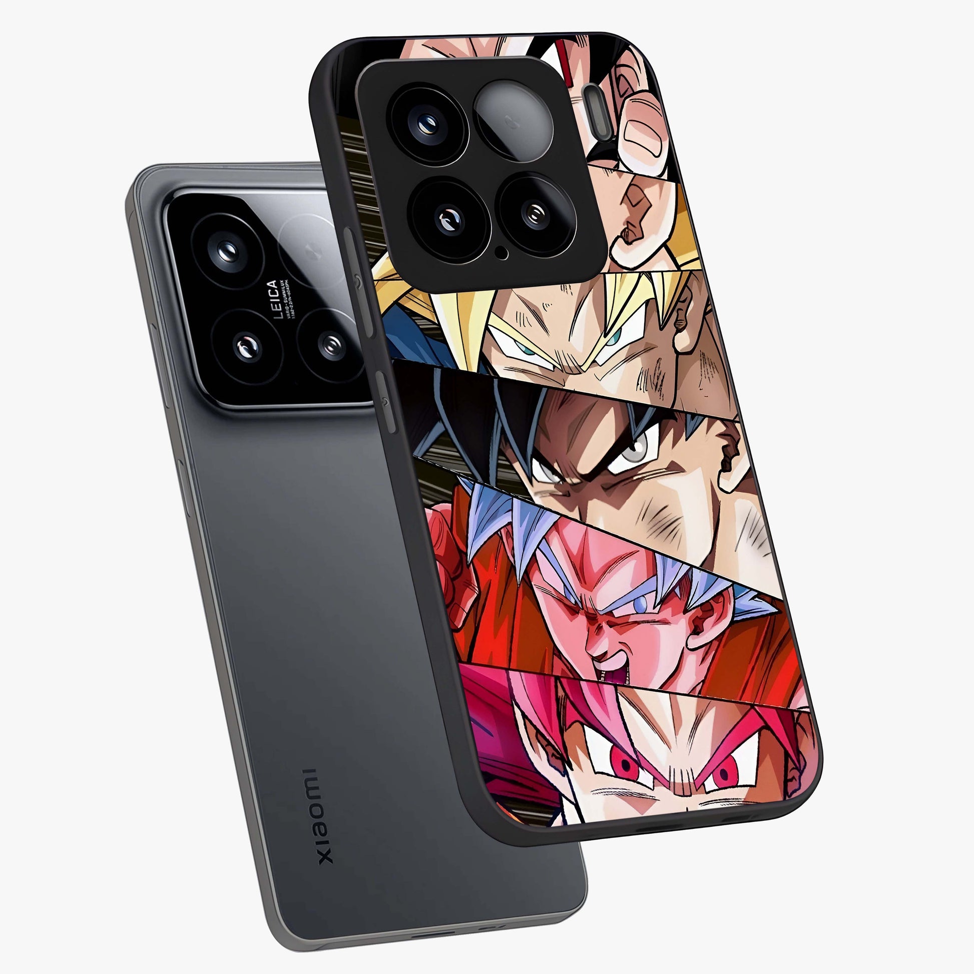 Anime Character Glass Case displayed in angled mockup highlighting colorful anime character illustration.