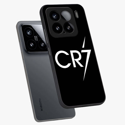 Cr7 Elite Strike Glass Case displayed in angled mockup highlighting powerful sports graphic with bold athletic theme.