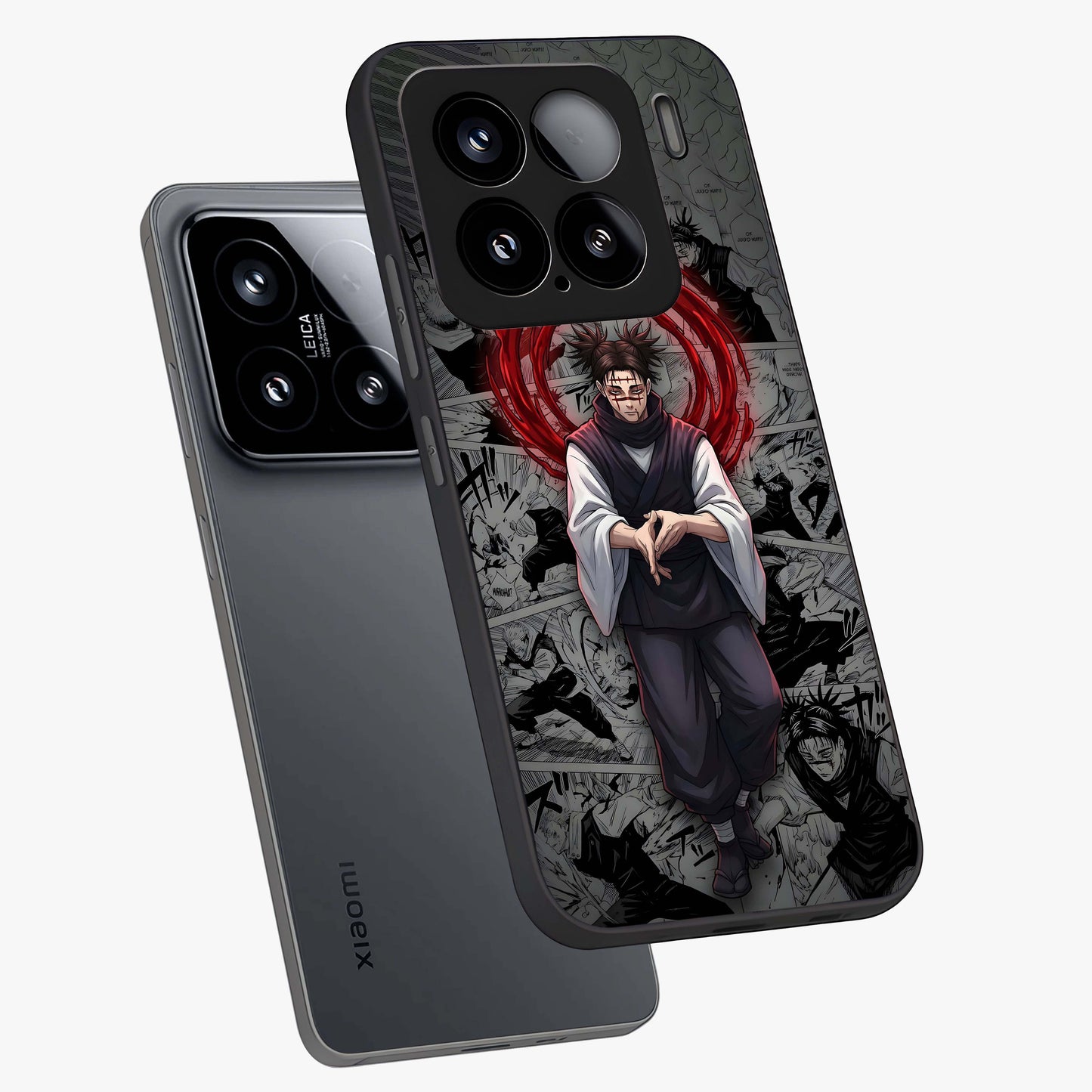 Cursed Ritual Ascension Glass Case displayed in angled mockup highlighting mystical ritual illustration with supernatural aesthetic.