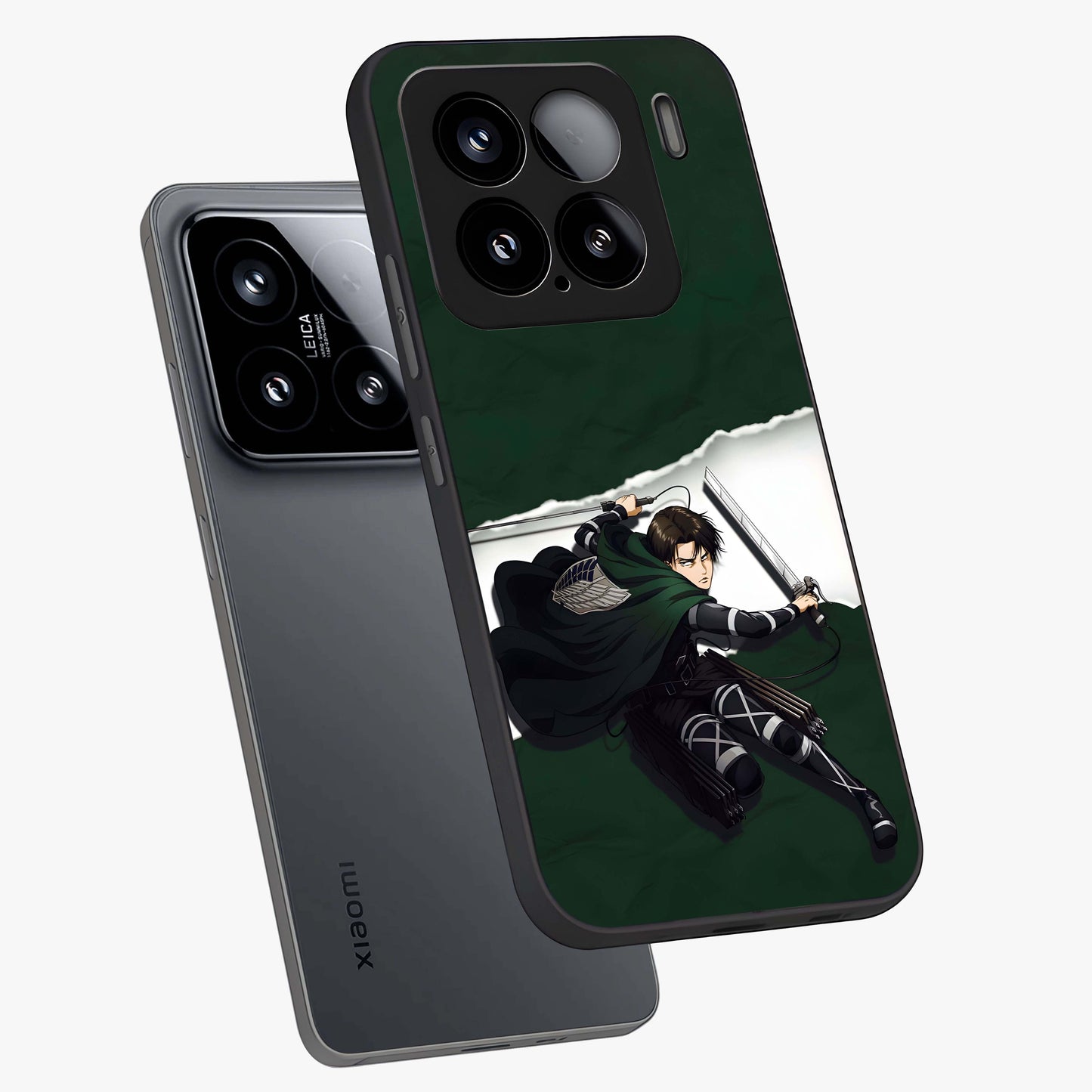 Emerald War Vanguard Glass Case displayed in angled mockup highlighting intense battle inspired design with emerald tone aesthetic.