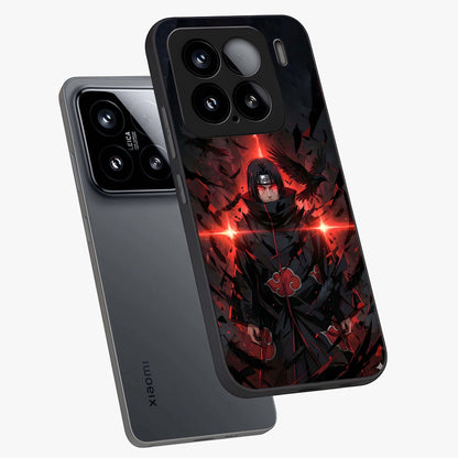 Focused Blade Discipline Glass Case displayed in angled mockup highlighting clean minimal text artwork with modern aesthetic style.