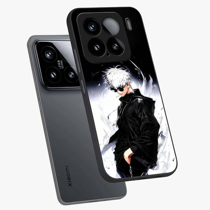 Limitless Shadow King Glass Case displayed in angled mockup highlighting dramatic dark hero design with intense aesthetic.
