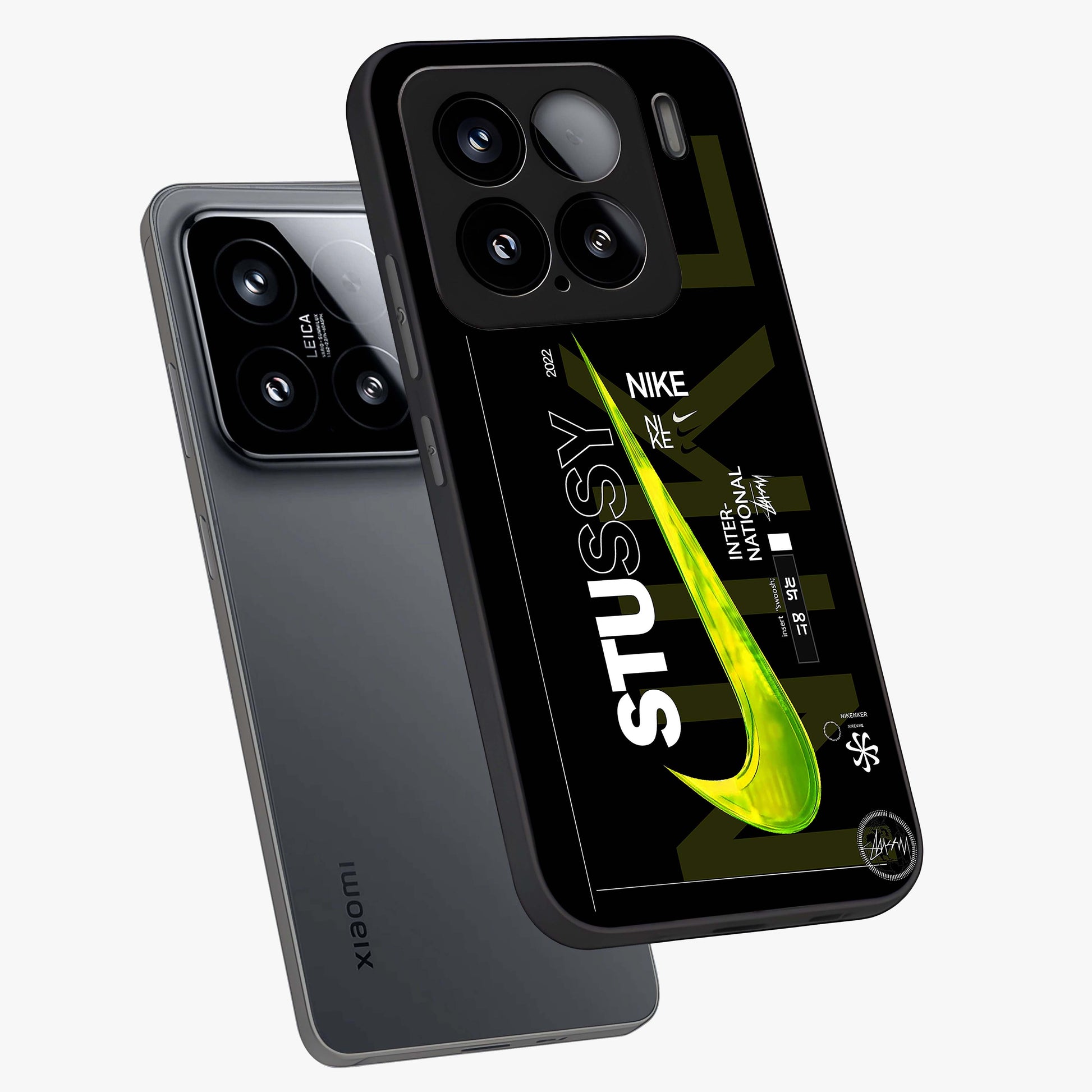 Neon Street Edition Glass Case displayed in angled mockup highlighting vibrant urban design with bold street aesthetic.