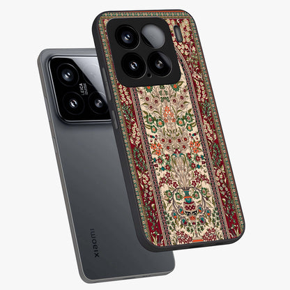 Persian Inspired Glass Case displayed in angled mockup highlighting intricate traditional design with elegant cultural aesthetic.