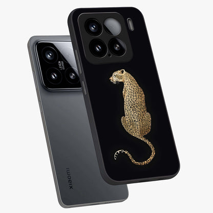Regal Leopard Glass Case displayed in angled mockup highlighting powerful animal illustration with stylish wild aesthetic.