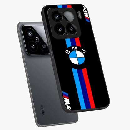 Turbo BMW Beast Glass Case displayed in angled mockup highlighting sleek racing car design with bold automotive aesthetic.