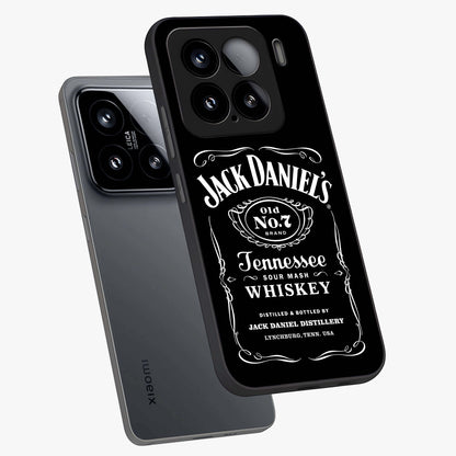 Vintage Whiskey Heritage Glass Case displayed in angled mockup highlighting retro beverage themed design with heritage aesthetic.