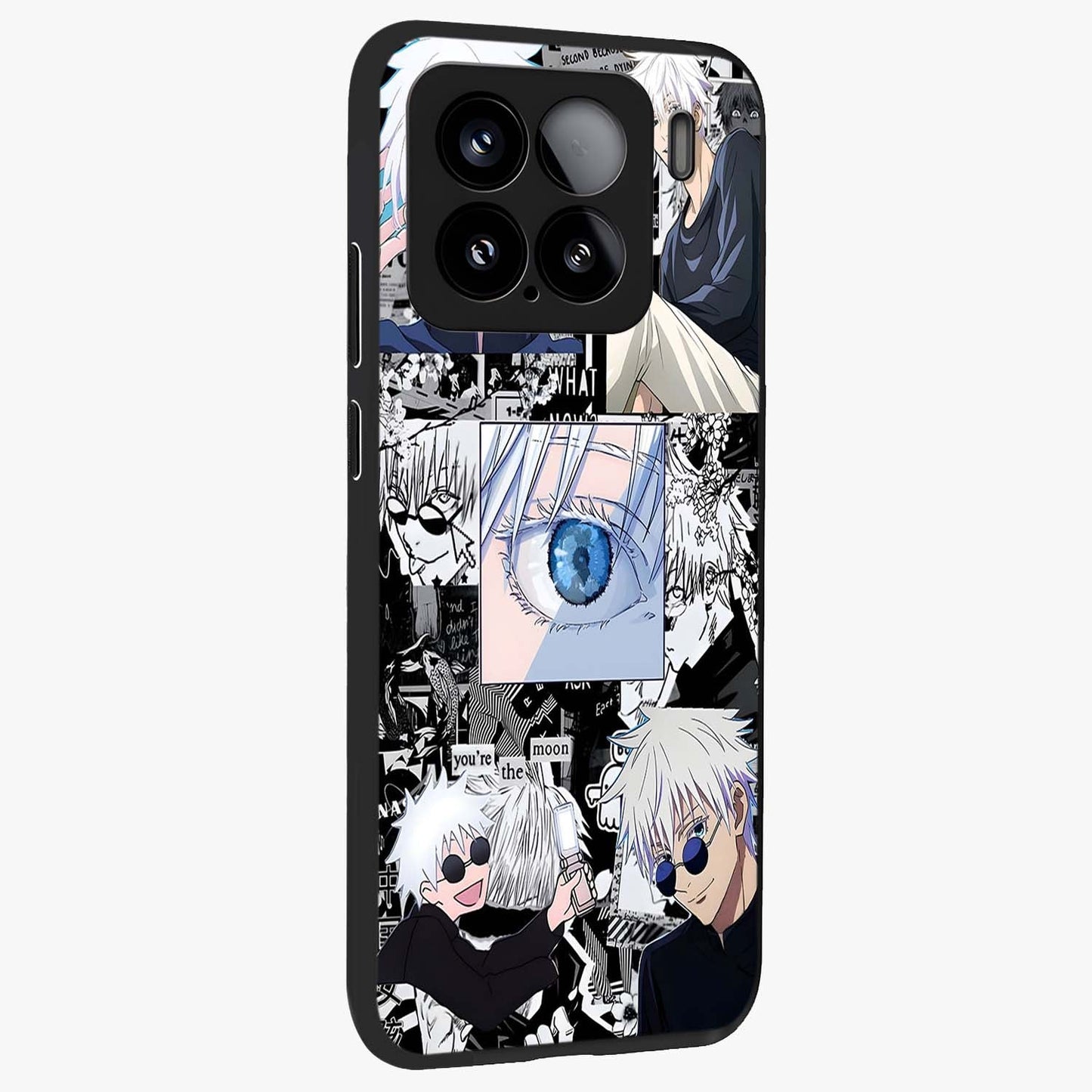 Infinity Sorcerer Chaos Glass Case upright view showcasing dramatic sorcerer artwork with chaotic mystical theme.