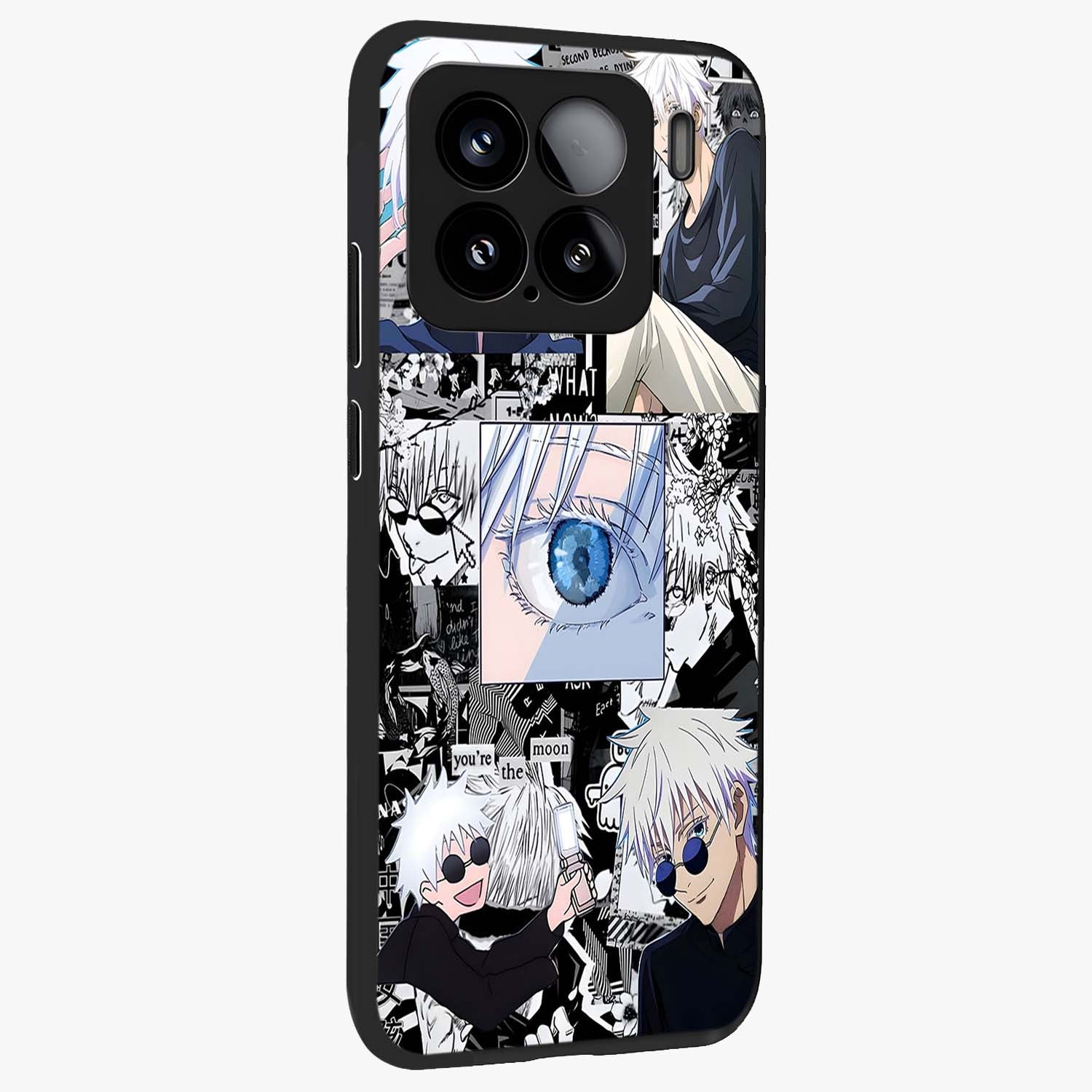 Infinity Sorcerer Chaos Glass Case upright view showcasing dramatic sorcerer artwork with chaotic mystical theme.