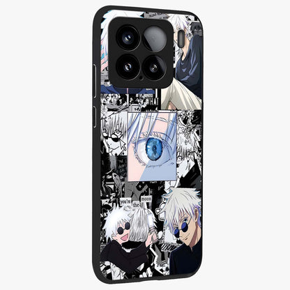 Infinity Sorcerer Chaos Glass Case upright view showcasing dramatic sorcerer artwork with chaotic mystical theme.
