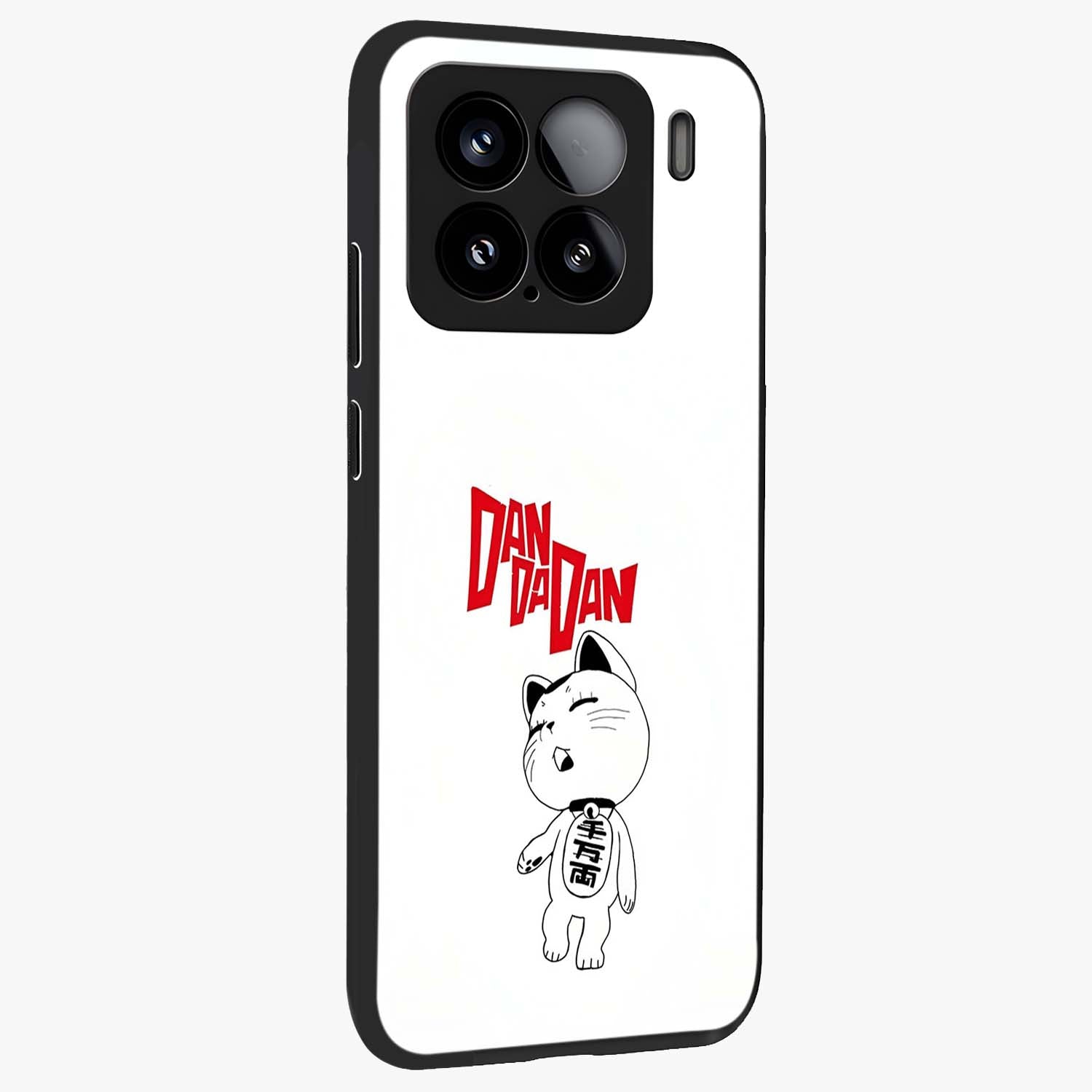 Playful Spirit Charm Glass Case upright view showcasing vibrant charm artwork with fun artistic theme.
