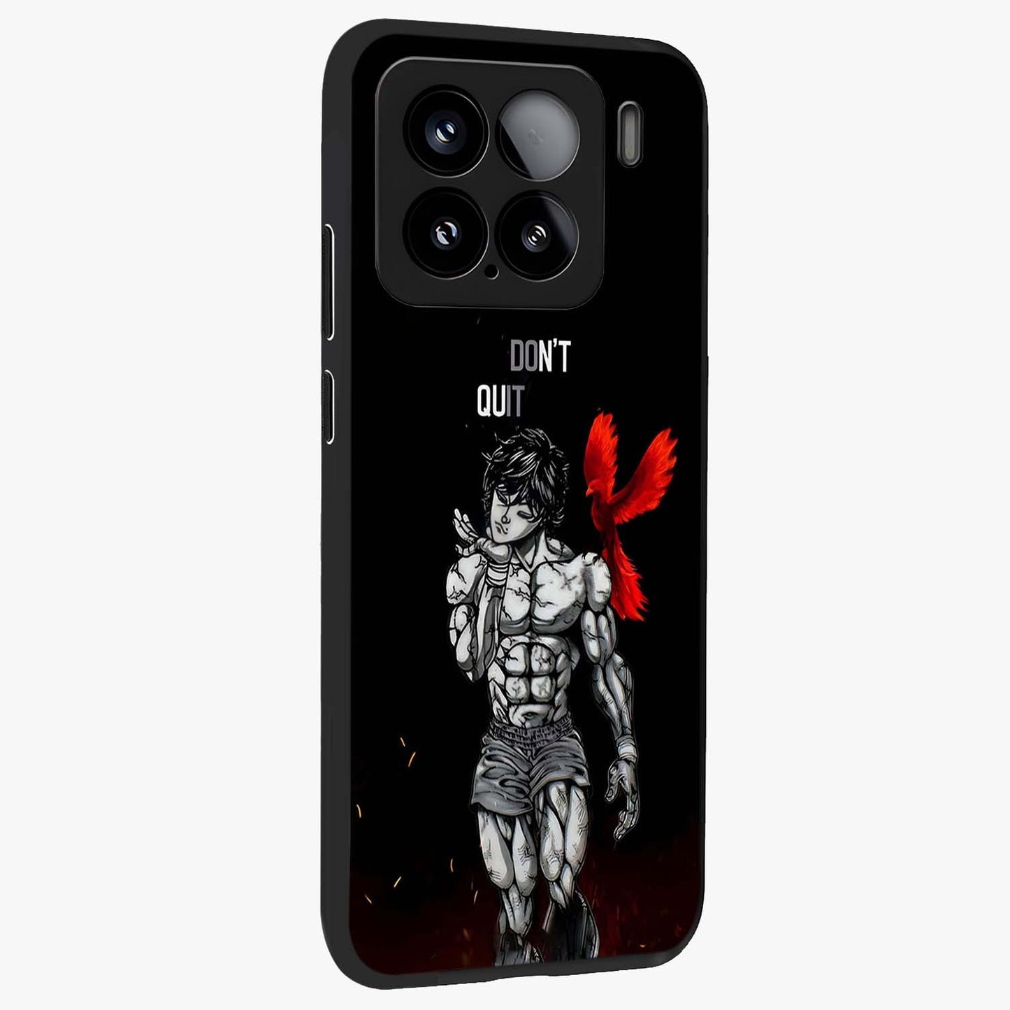 Rise Beyond Limits Glass Case upright view showcasing powerful inspirational artwork with uplifting theme.
