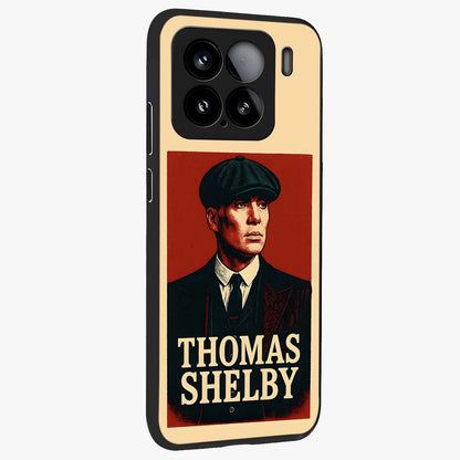 Vintage Mafia Authority Glass Case upright view showcasing dramatic vintage artwork with iconic authority theme.