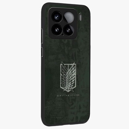 Wings Of Freedom Glass Case upright view showcasing powerful wings artwork with freedom themed design.
