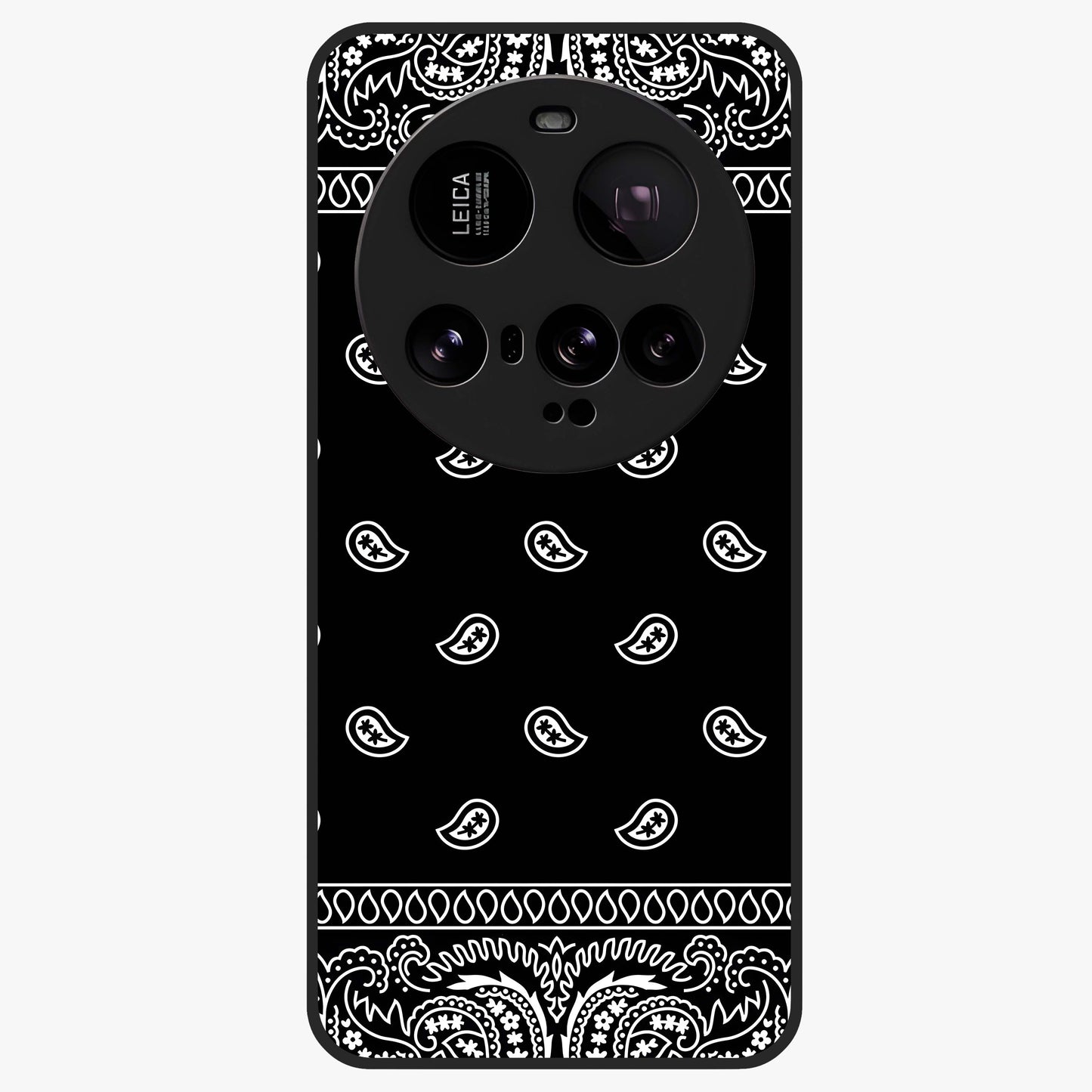 Retro Rebel Threads Glass Case showing flat back view with vintage street style artwork and glossy glass finish.