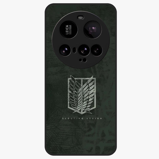 Wings Of Freedom Glass Case showing flat back view with symbolic wings artwork and glossy glass finish.