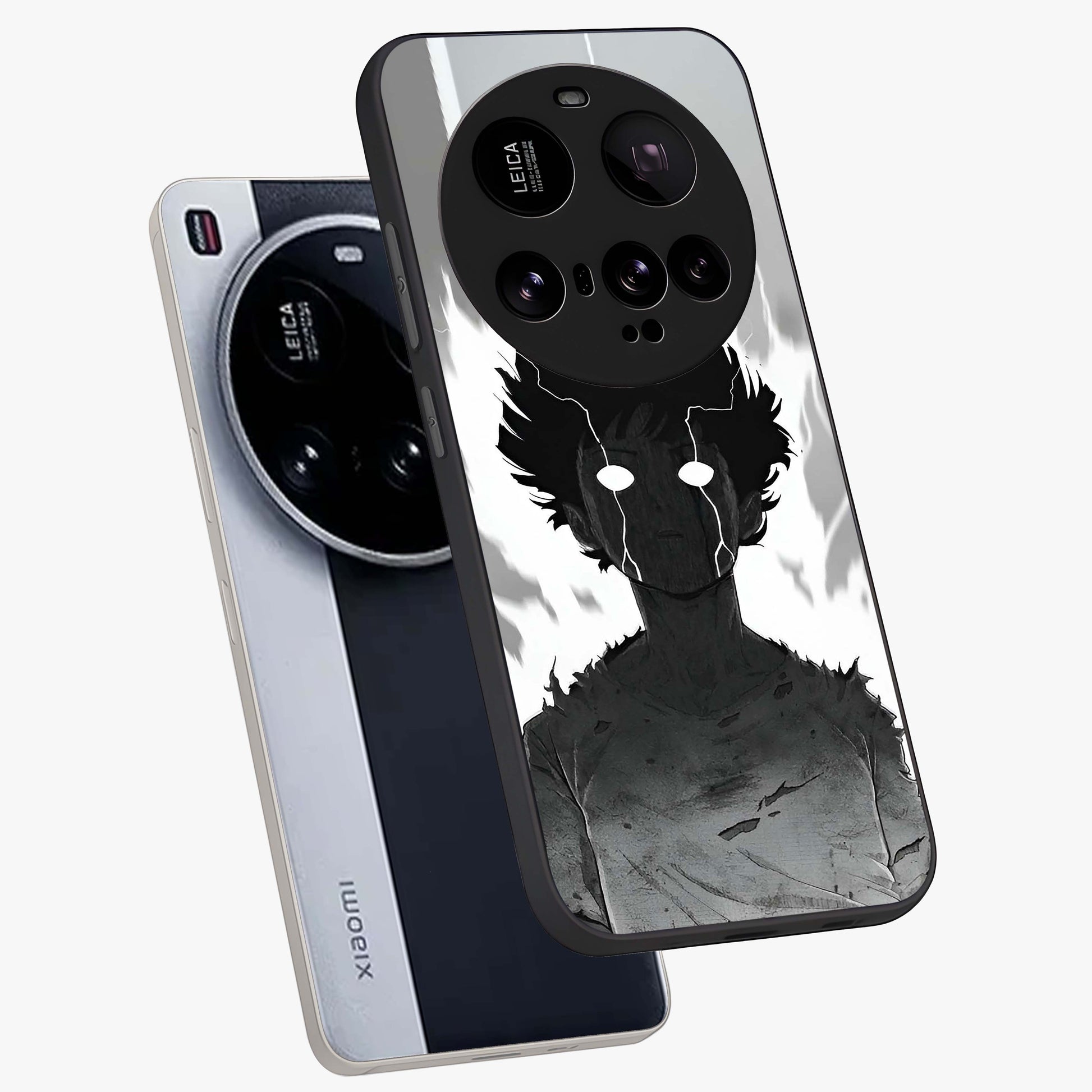 Awakened Inner Rage Glass Case displayed in angled mockup highlighting powerful graphic design and bold artistic theme.