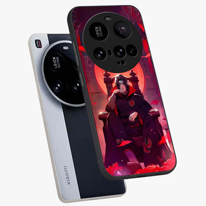 Blood Moon Sovereign Glass Case displayed in angled mockup highlighting dark celestial moon design and dramatic theme.