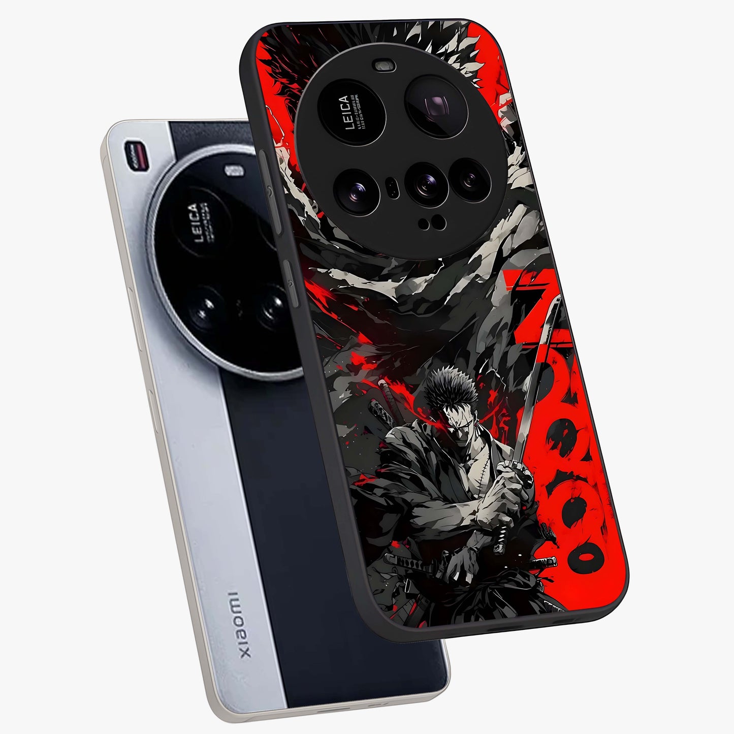 Demon Sword Resolve Glass Case displayed in angled mockup highlighting powerful demon sword illustration with dark fantasy aesthetic.