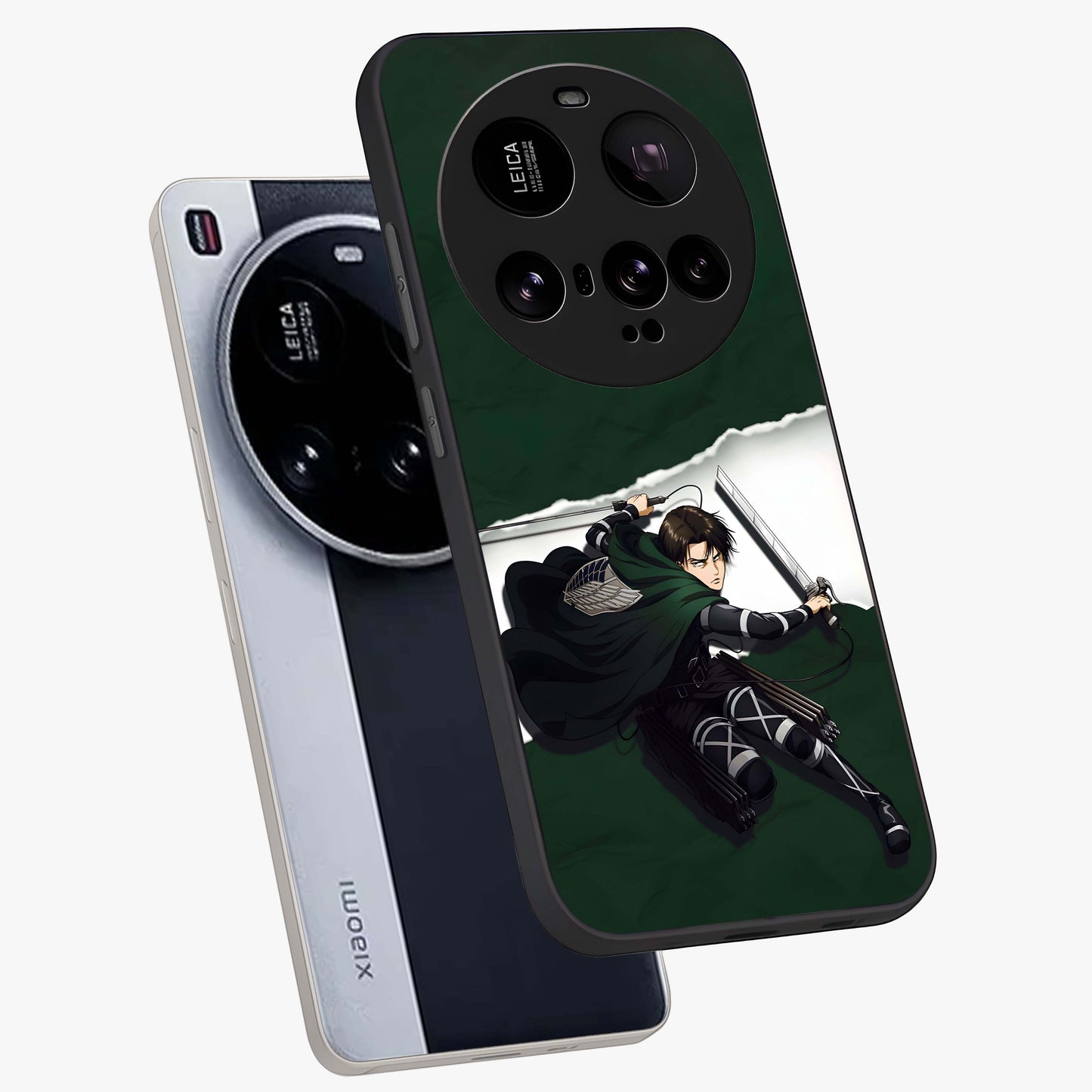 Emerald War Vanguard Glass Case displayed in angled mockup highlighting intense battle inspired design with emerald tone aesthetic.