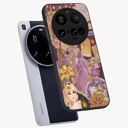 Magical Tangled Dream Glass Case displayed in angled mockup highlighting whimsical fantasy design with magical aesthetic.