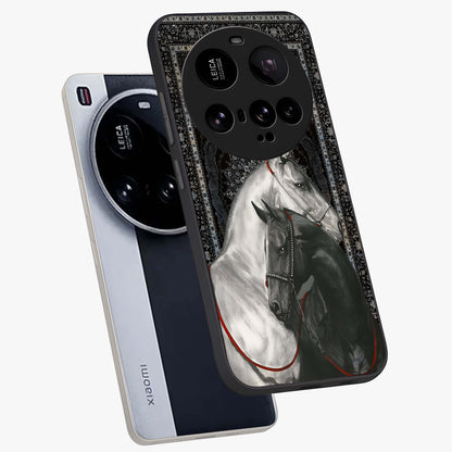 Majestic Ride Legacy Glass Case displayed in angled mockup highlighting sleek vehicle design with bold racing aesthetic.
