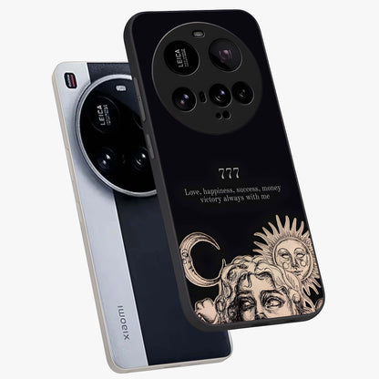 Mystic Victory Aura Glass Case displayed in angled mockup highlighting energetic aura design with bold mystical aesthetic.