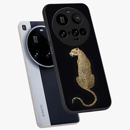 Regal Leopard Glass Case displayed in angled mockup highlighting powerful animal illustration with stylish wild aesthetic.