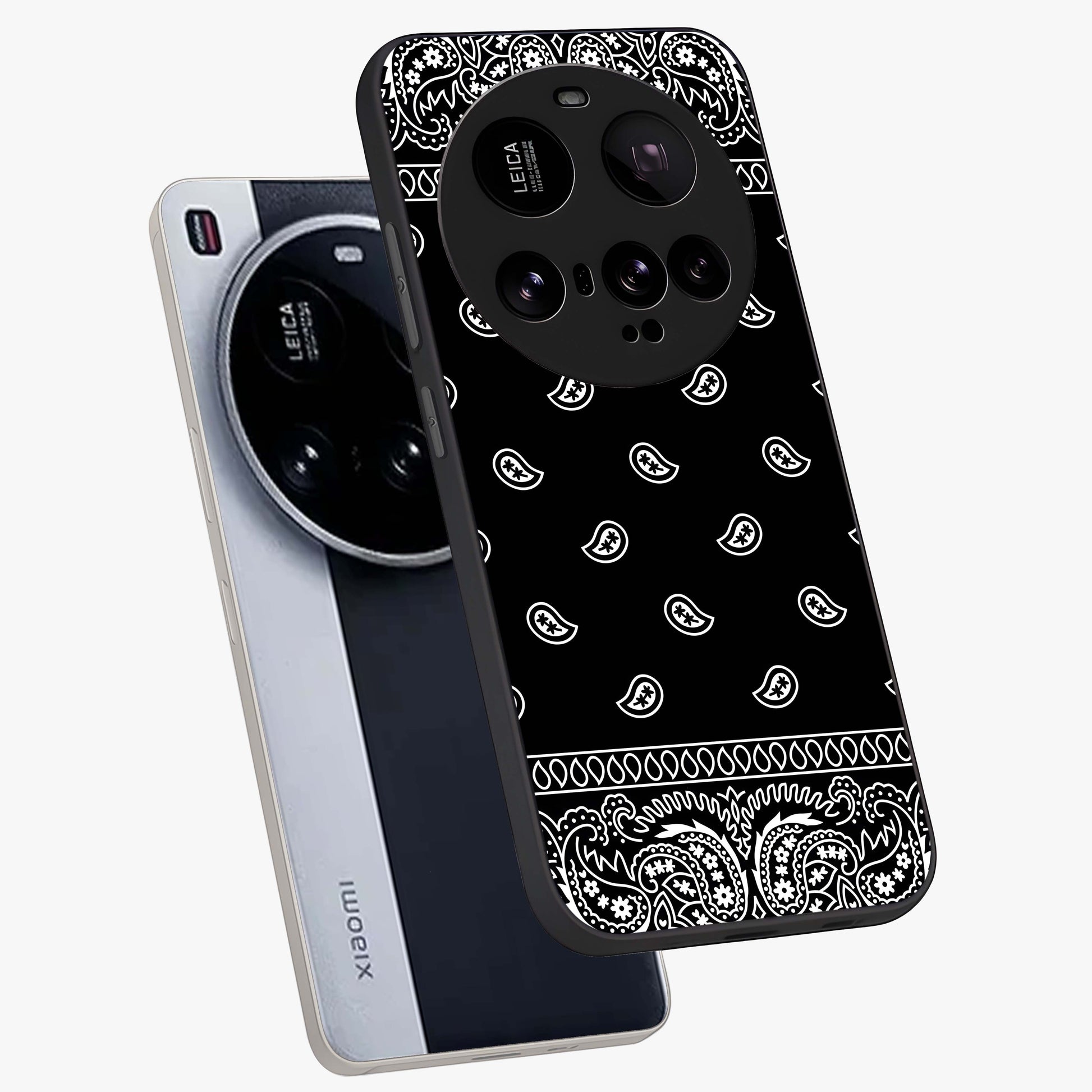 Retro Rebel Threads Glass Case displayed in angled mockup highlighting retro inspired graphic design with rebellious aesthetic.