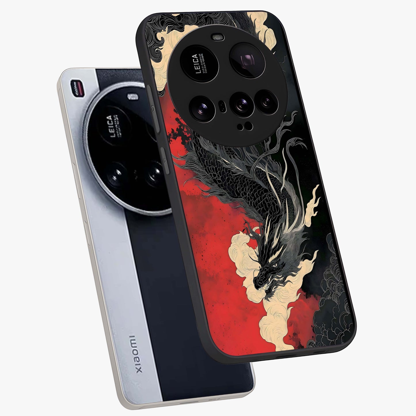 Shadow Dragon Fury Glass Case displayed in angled mockup highlighting powerful dragon illustration with dark fantasy aesthetic.