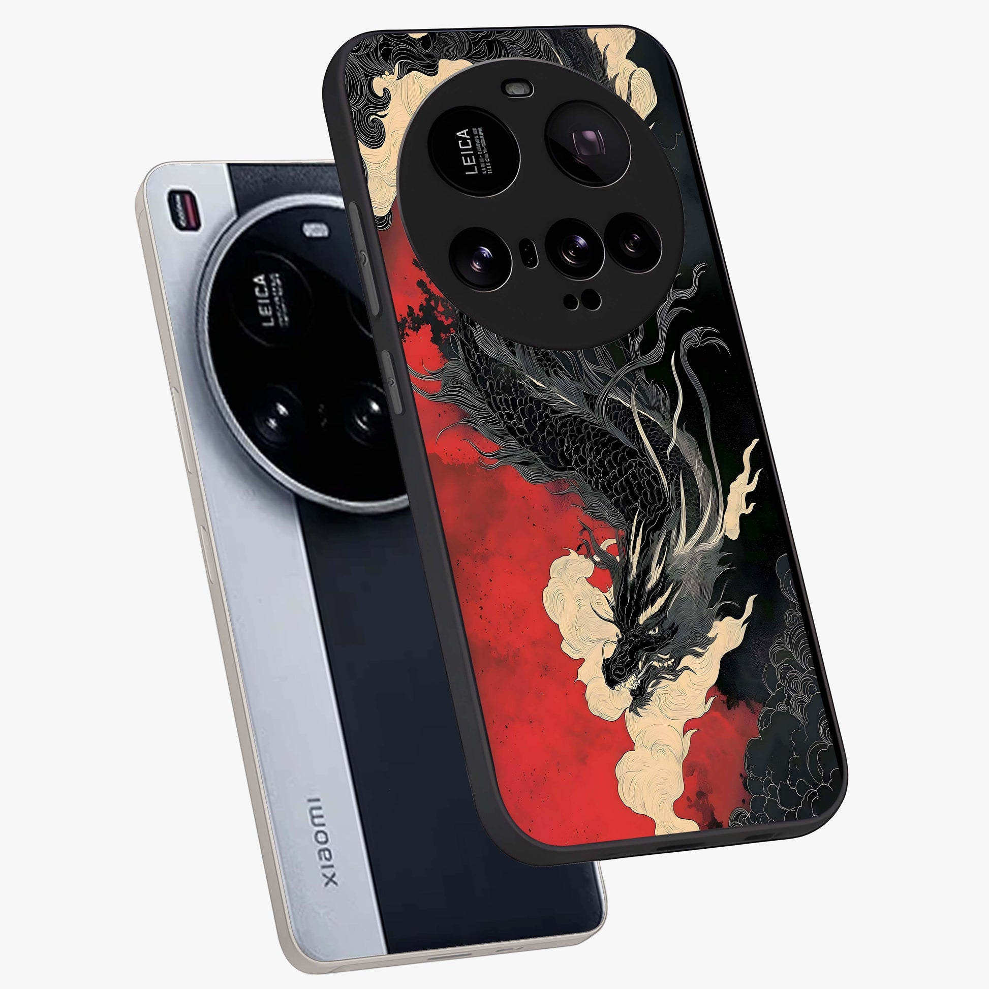 Shadow Dragon Fury Glass Case displayed in angled mockup highlighting powerful dragon illustration with dark fantasy aesthetic.